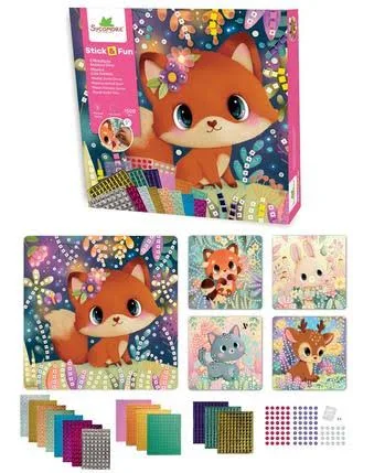 Stick & Fun - Mozaïek - Zachte Dieren - 5+ COPY